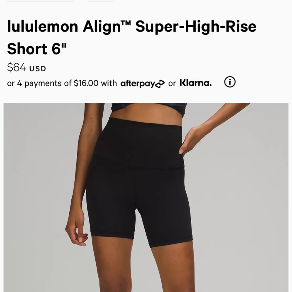 Lululemon Biker Shorts